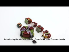 इलेक्ट्रॉनिक्स घटक ईएमआई फेराइट कोर टोरोइड बीड आईडी 0.8-13.8 मिमी