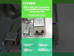 250VAC सिंगल फेज EMI फ़िल्टर, सुरक्षा परीक्षक 10A EMI EMC फ़िल्टर