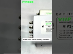 50/60 हर्ट्ज नाममात्र केंद्र आवृत्ति उच्च क्षीणन स्तर के साथ एकल चरण ईएमआई फ़िल्टर