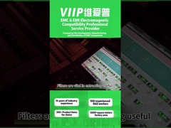 मेडिकल उपकरण के लिए 50Ω इनपुट प्रतिबाधा के साथ धातु आवास इन्वर्टर ईएमआई फ़िल्टर