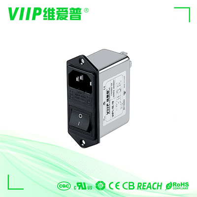 खरीदें C14 पुरुष सॉकेट इनलाइन IEC EMI फ़िल्टर 120V 250V फ्यूज स्विच के साथ online manufacture