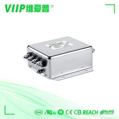 खरीदें 60-90dB इन्वर्टर EMI फ़िल्टर 380V 440V 30mhz लो पास फ़िल्टर online manufacture