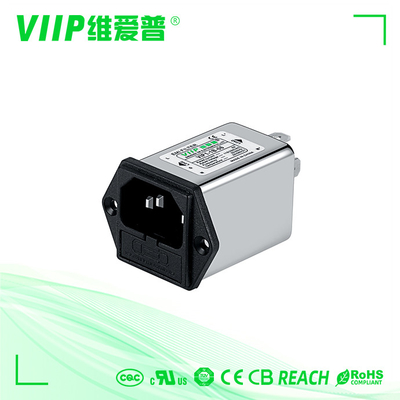 आईईसी 110V/250VAC उच्च क्षीणन शक्ति प्रवेश फिल्टर नाममात्र केंद्र आवृत्ति 150KHZ-30MHZ