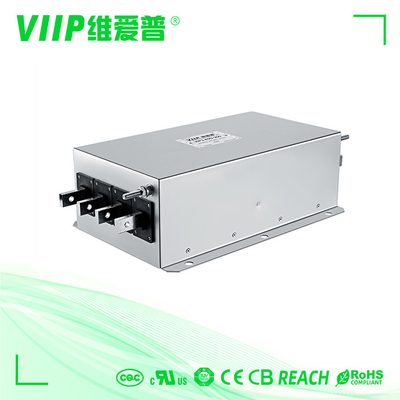VFD मोटर ड्राइव के लिए 60-90dB 30A EMI दमन फ़िल्टर