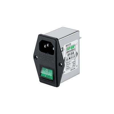 इनलेट सॉकेट फ़िल्टर 50Ω प्रतिबाधा EMI दमन फ़िल्टर और CE, Rohs, TUV प्रमाणन