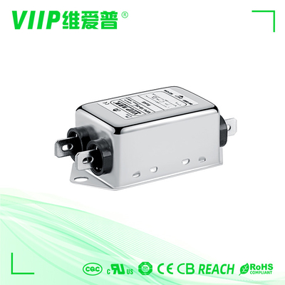 टर्मिनल ब्लॉक और निम्न आवृत्ति अनुप्रयोगों के साथ 110V/250V AC EMI फ़िल्टर
